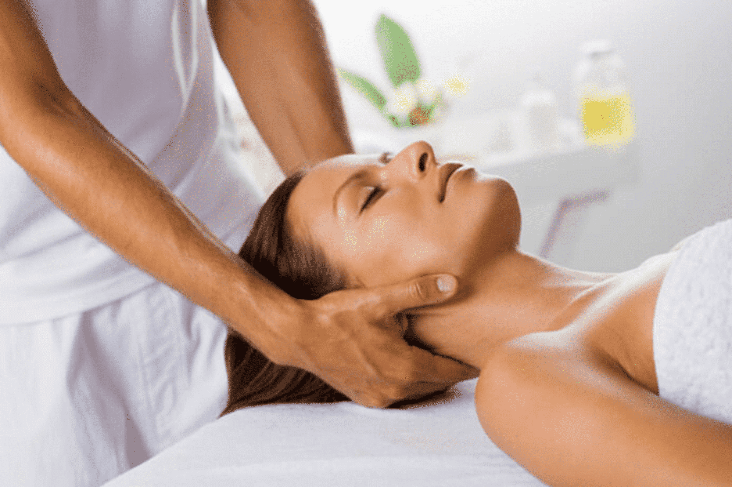 Anti-stress head, neck and shoulder massage